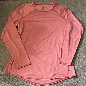 REI Women's Red Long Sleeve Base layer Top